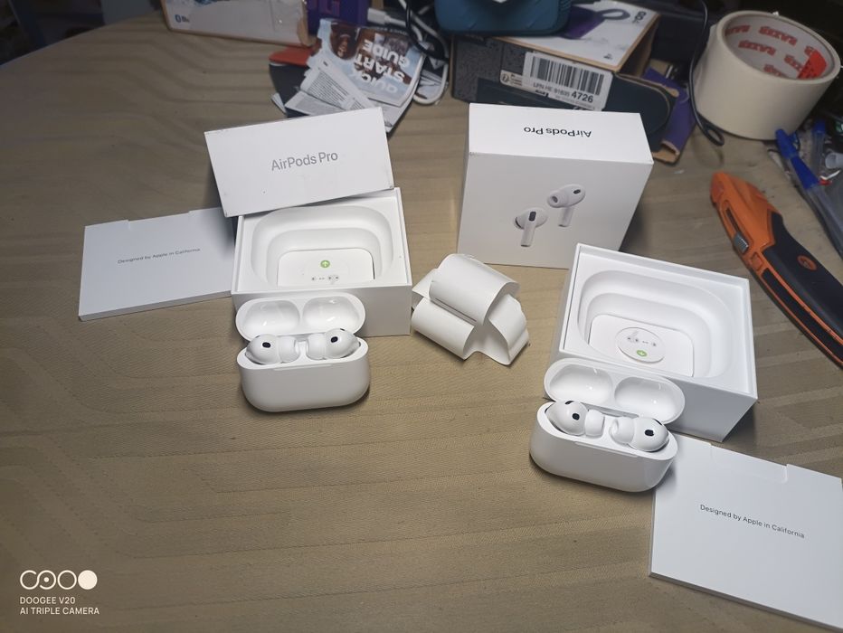 Безжични слушалки Apple AirPods Pro 3, активно шумопотискане, превод на живо, измерване