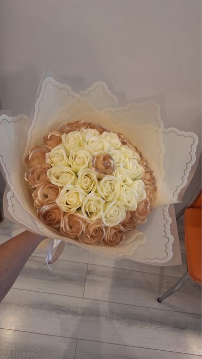 Buchete flori foita sapun