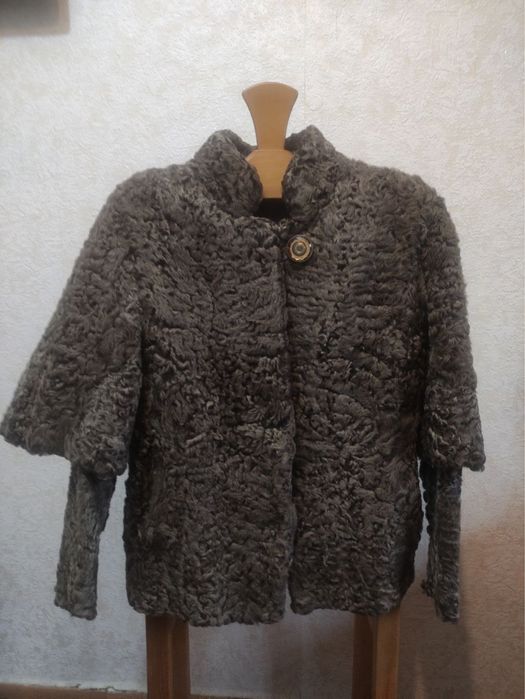 Шуба из натурального каракуля