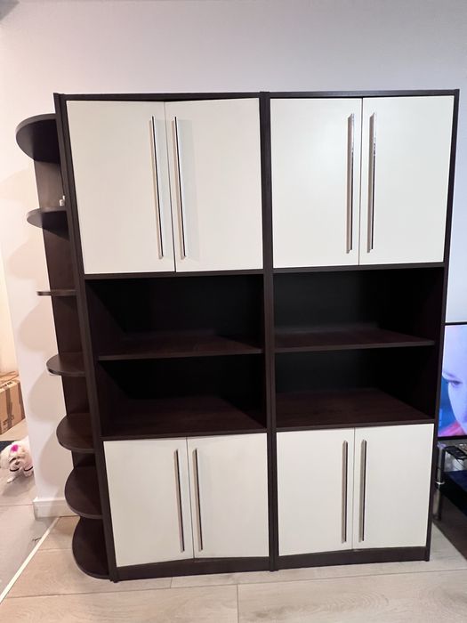 Biblioteca doua corpuri separate cu setare si sifonier