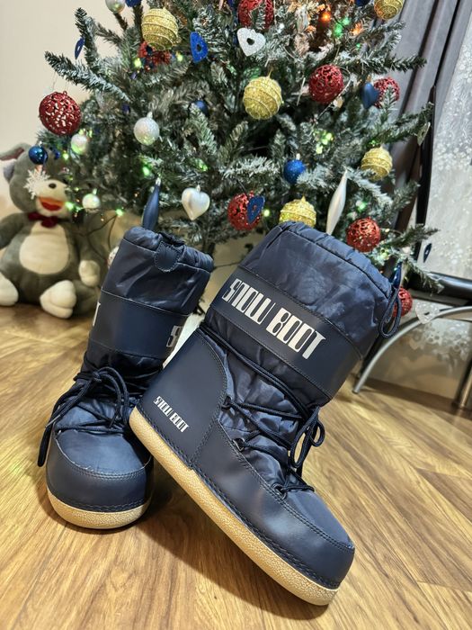 Апрески Moon Boot MB ICON NYLON в тъмносиньо Дамски Боти-40/41 номер