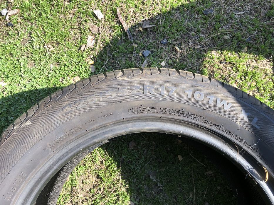 Vand 2 anvelope vara 225/55/17
