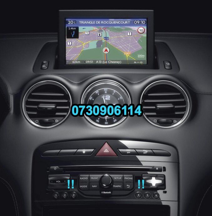 Card harti navigatie Peugeot RNEG 207,3008, 308 Expert 407