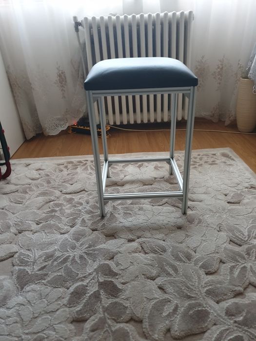 Taburet scaun aluminiu