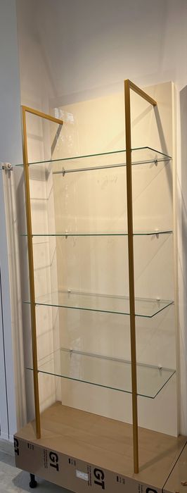 Corpuri modulare premium MDF + polițe din sticlă securizată | H 240 cm | Design modern