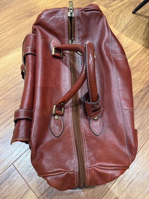 мъжка кожена пътна чанта