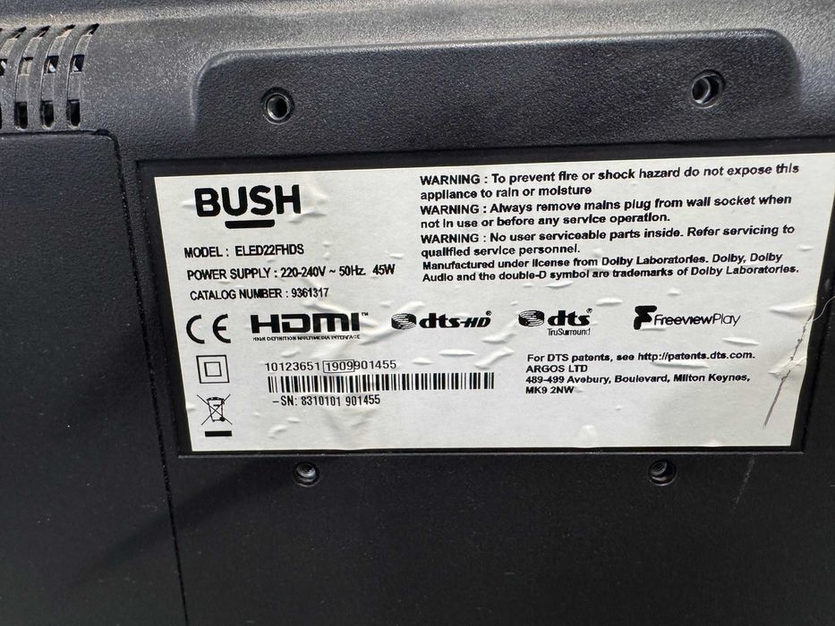 Телевизор - Bush 24 Inch/ smart/ А15