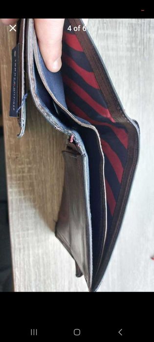 Продавам кожен портфейл Tommy Hilfiger