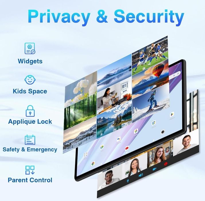 НОВ! Таблет DEERTime E15 Таблет с Android 14 10,1 инча, 20GB RAM 128G