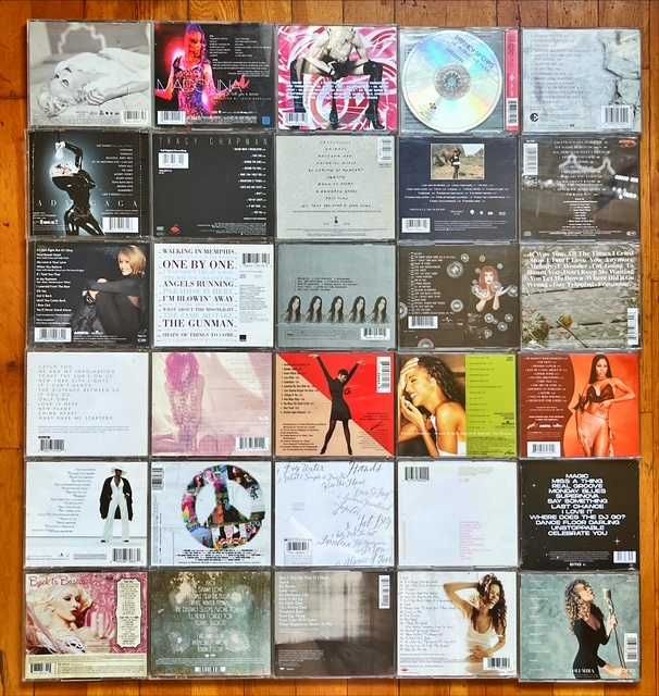 Lot CD orig: Thalia, ABBA, Melua, N. Jones, Madonna, Carey, Shakira, Estefan, Lopez..