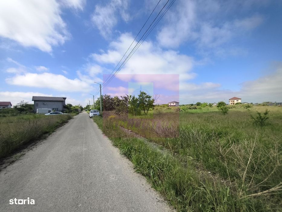Teren intravilan 1 Decembrie – loturi 600–720 mp + cotă drum Utilitati