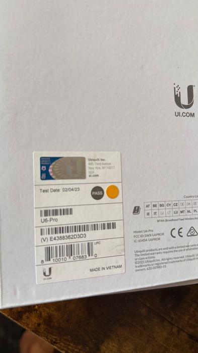Unifi 6 pro cloud wifi router