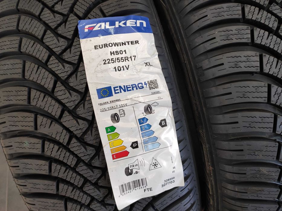 2бр Нови Зимни Гуми 225 55 17 - Falken