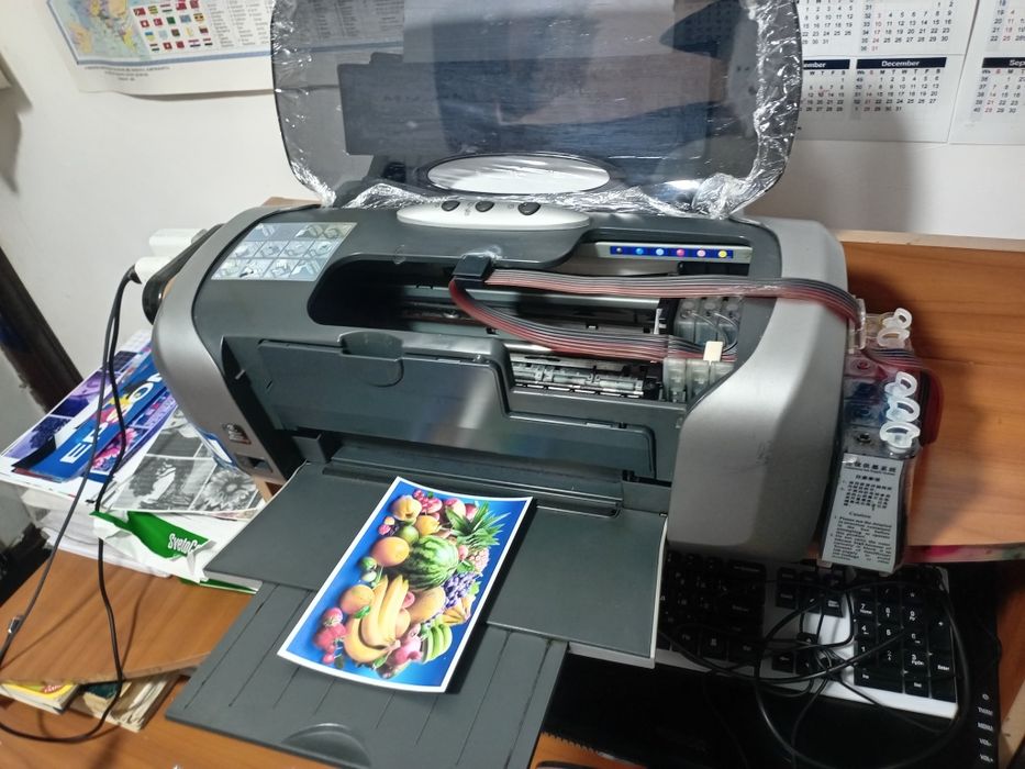 Epson 200 tezkor 6 ta rangli printer dyuzi 100% tayyor printer idialni