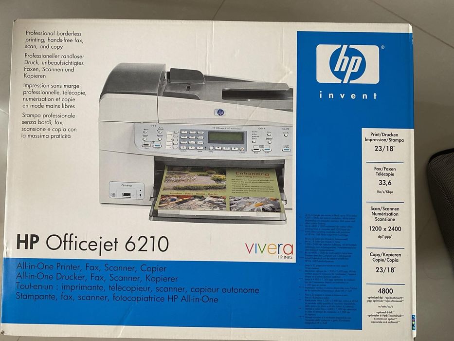 Принтер, скенер, факс - цветен. Нр - Officejet 6210