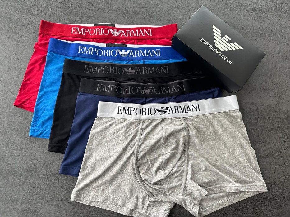 Три броя мъжки боксерки  Emporio Armani