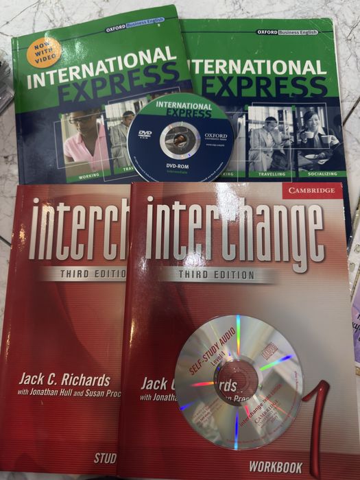 Книги бизнес английский и interchange с диском