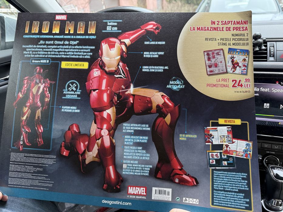 Casca Iron Man Armura