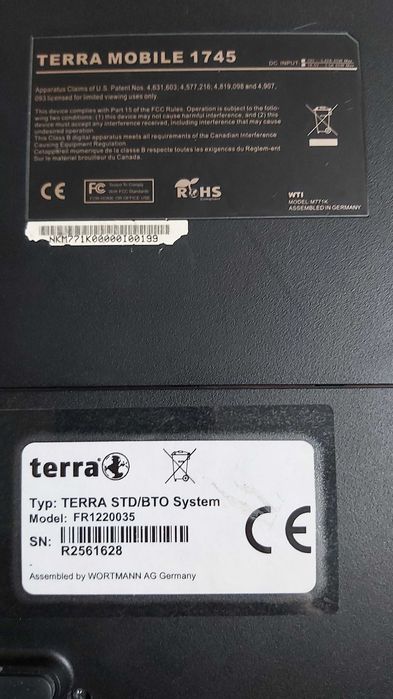 Vand  Terra Mobile(laptop) display 17" DDR2