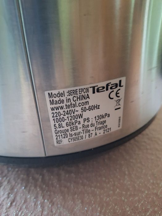 Oala sub presiune ,electrica,Tefal One Pot ,CY 505 EEO;5,8l