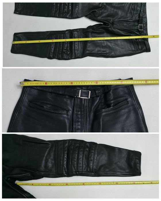 Pantaloni profi moto Hein Gericke Streetline, din piele naturală, marimea 58 (un XXL) Handmade