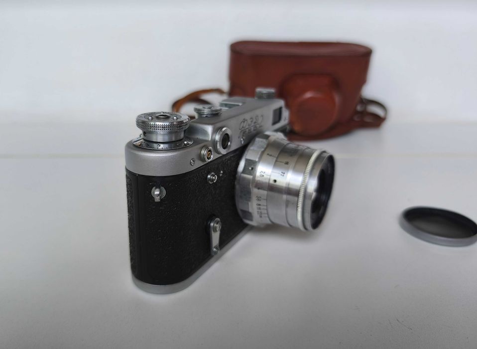Aparat foto, vechi, pe film, FED2