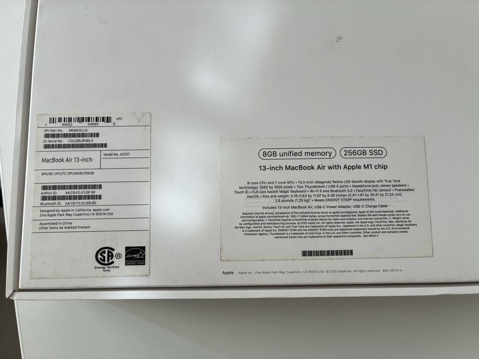 Macbook Air M1 (2020)