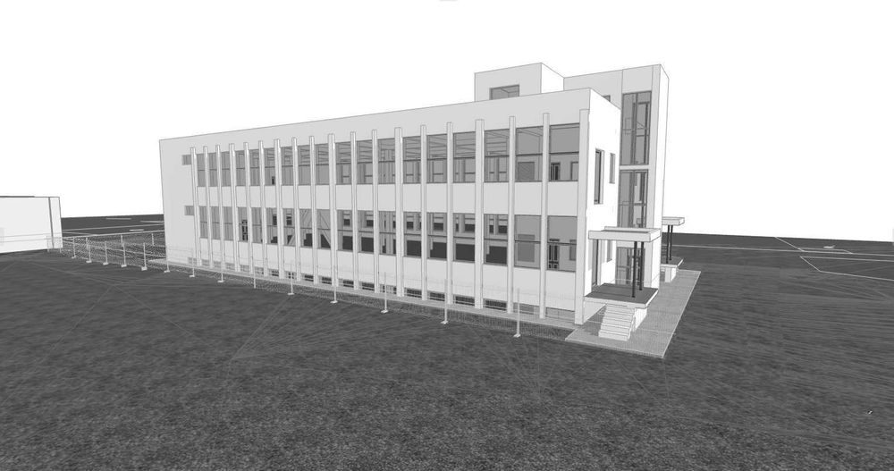 Cladire industriala 3 etaje - 1670m2, linga Lidl  Onesti