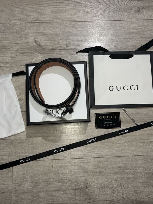 Curea Gucci 110 cm cu accesorii