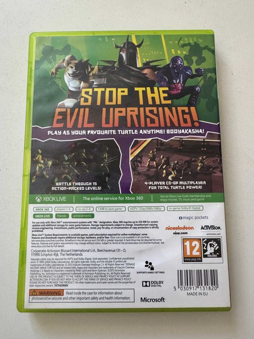 Teenage Mutant Ninja Turtles за Xbox 360