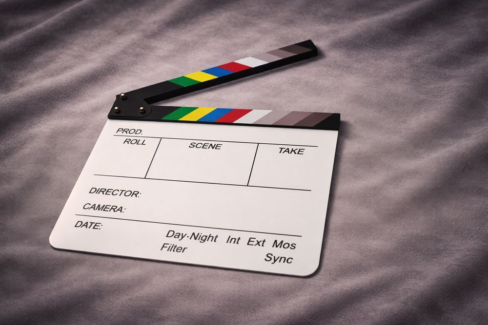 хлопушка режиссёрская для видео съёмки