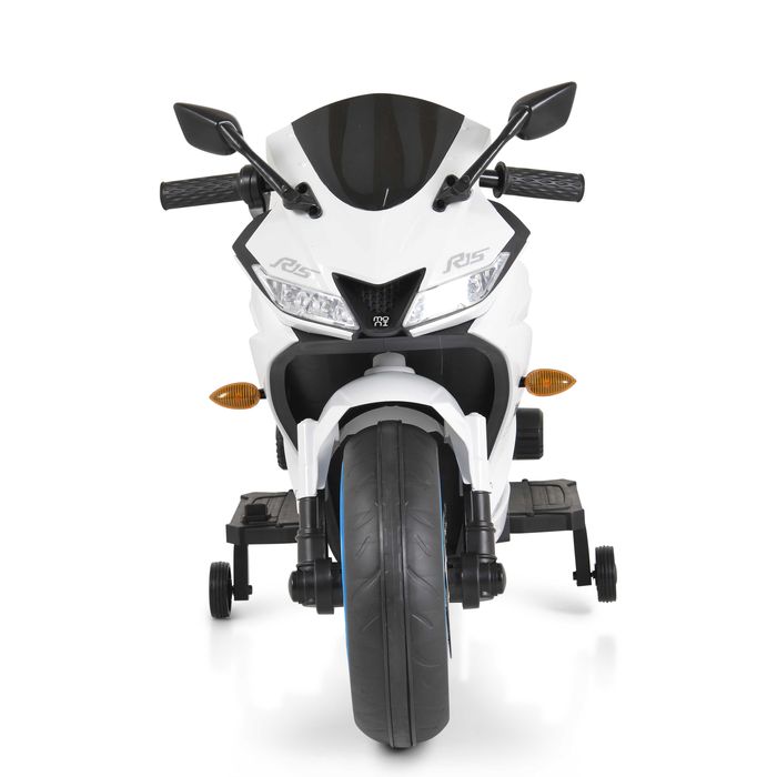 НОВО!Акумулаторен мотор Motocross WHITE с 12V батерия,кожена седалка