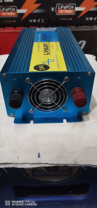 Invertor 24v 4000w  Putere maxima: 4000W
Putere continua: 2600W
Inp