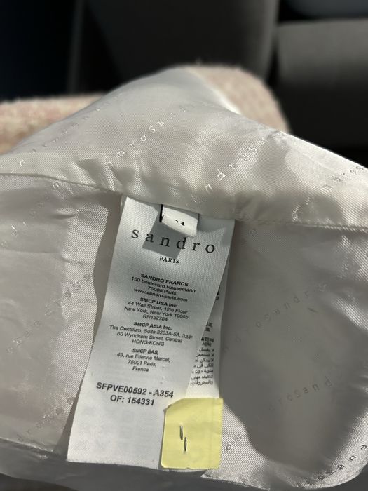 Sandro пиджак оригинал S шерсть