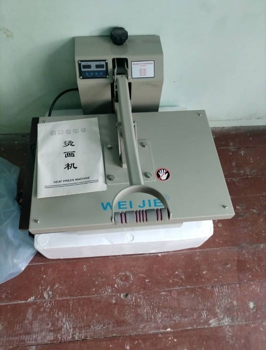 Termopress termik bosib chiqarish uchun.62 * 38 sm Weijie wj_62 subli