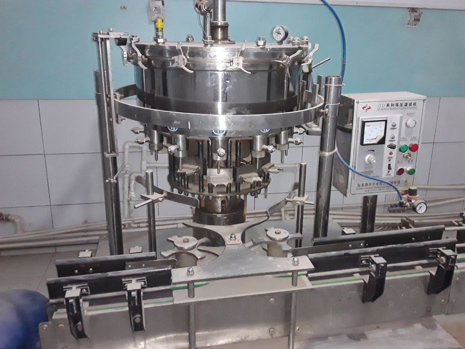 Срочно продается линия розлив состояние хороший