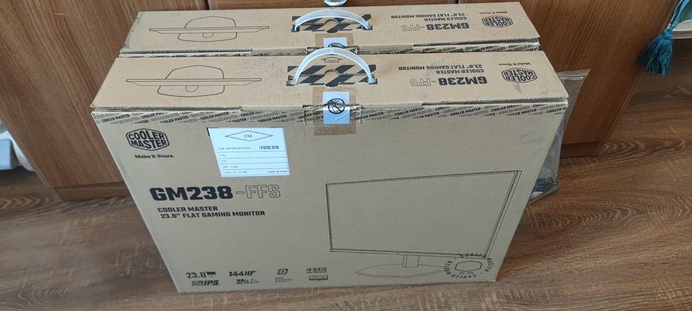 Монитор 23.8" Cooler Master GM238-FFS, IPS, Full HD,  144 гц, 0.5 мс