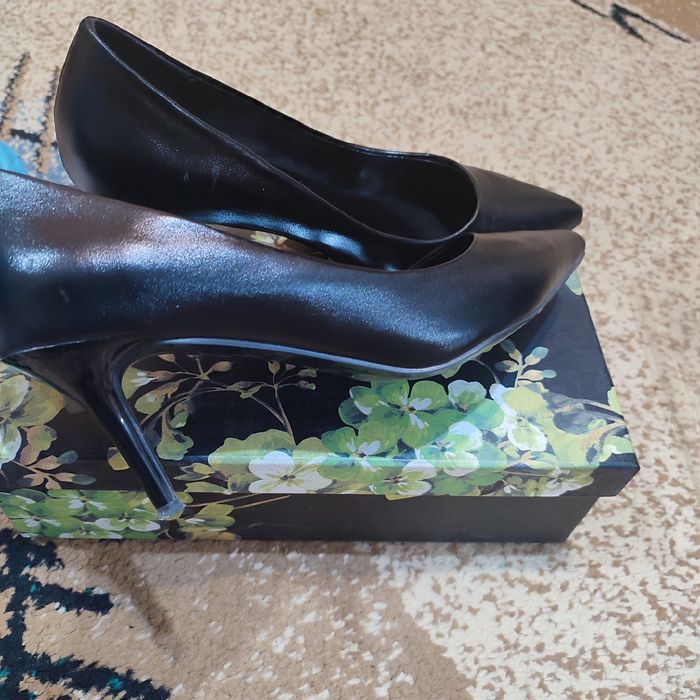 Туфли замшевые и матовые