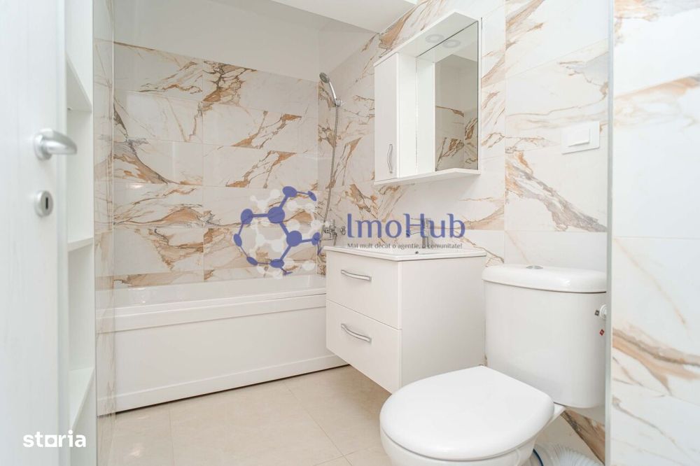 Apartament mobilat si utilat, o camera, investitie Visan, Bucium