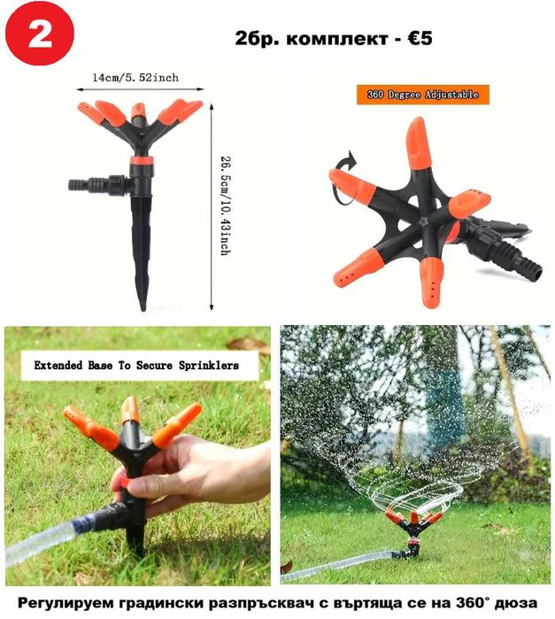 Пръскачки за напоителни системи