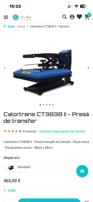 Cutter Plotter Secabo C60 IV + Presă termică Calortrans | DrawCUT exp