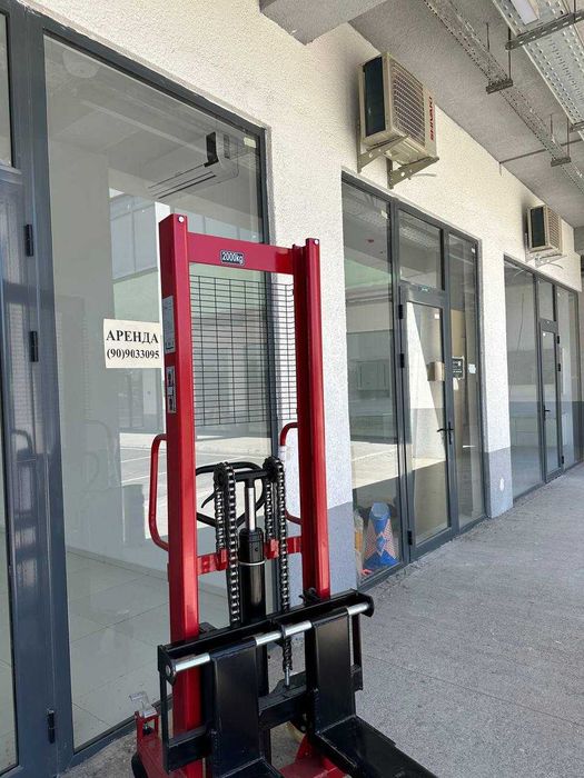 ручная кара штабелер подъёмник от первых рук 2000 кг 160 см Арзон нарх