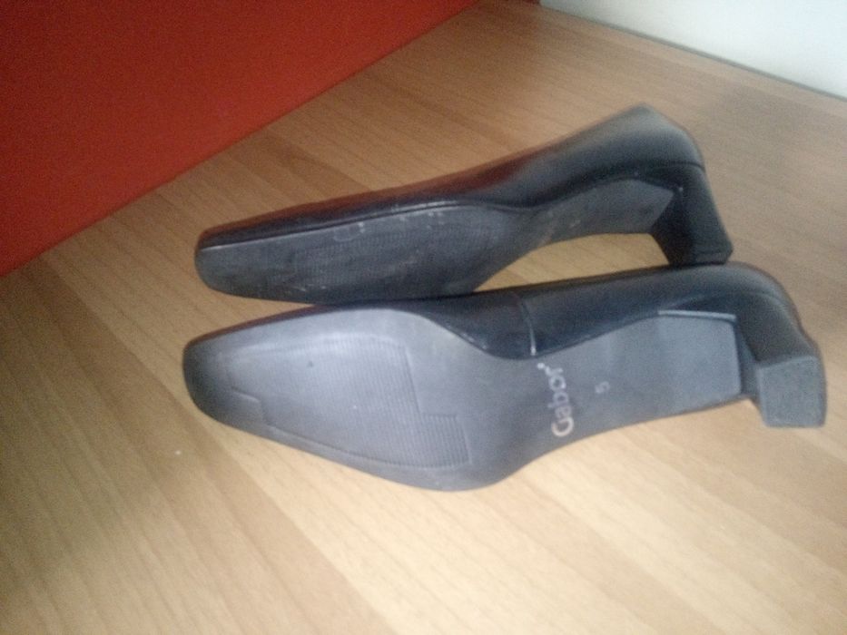 №38 GABOR и LUFTPOLSTER черна естествена кожа