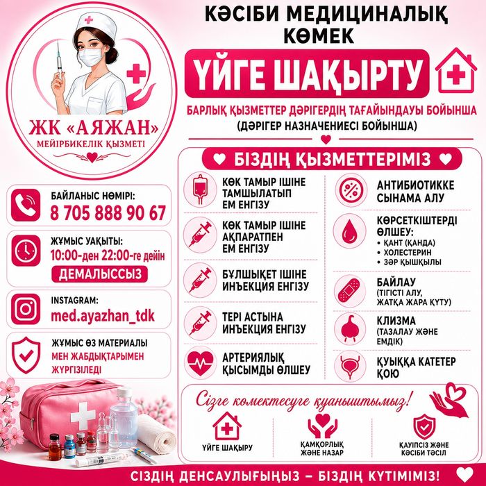 Медсестра вызов  на дом