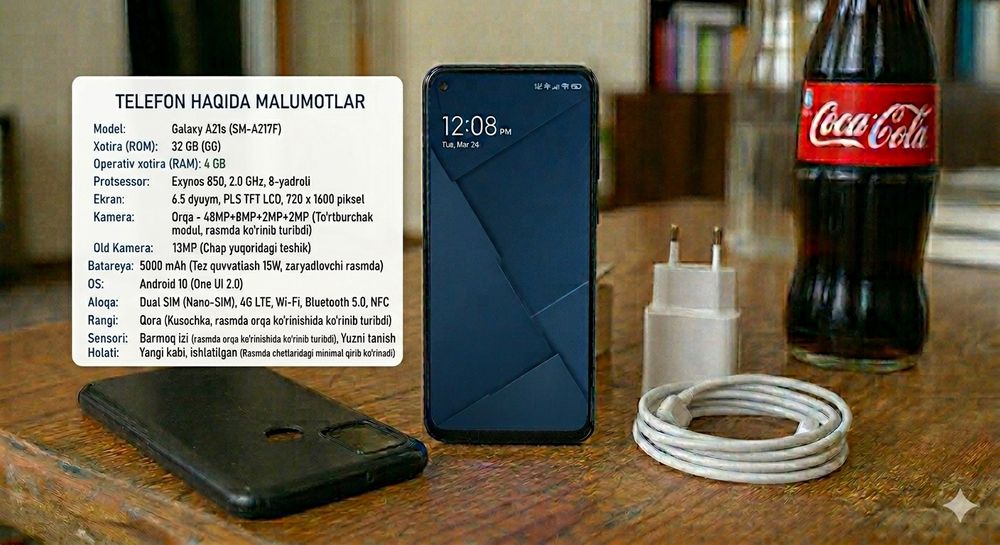 Samsung geliksi a 21