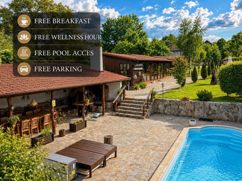 Cazare Craciun Transilvania  Revelion Ciubar Jacuzzi SPA - Casa Dives