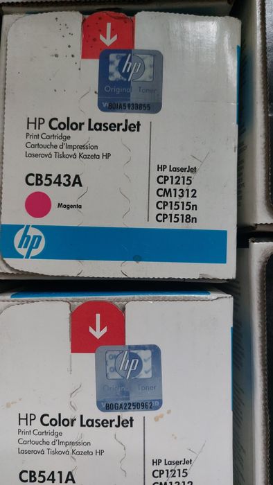 Картридж HP12A, CB542A,CB543A,CB541A