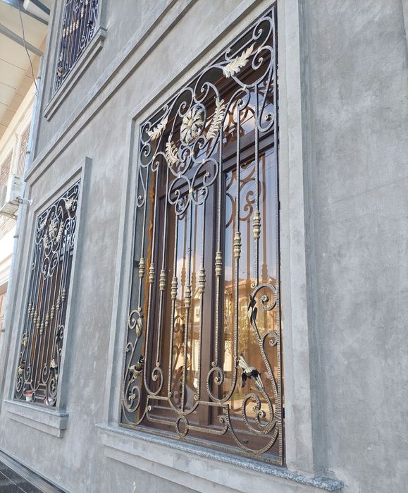 Металлические решетки двери ворота ограждения навесы panjara eshik dar