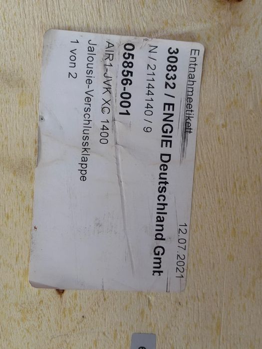 Clapetă de închidere cu lamele Helios