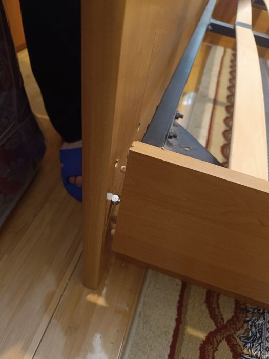 Двухспальная кровать б/у